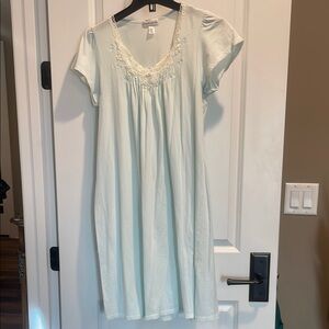 Miss Elaine Light Blue Lace Nightgown